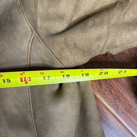 Robrik Shearling Vintage Tan Full Length Leather Coat - Made in Italy - Picture 16 of 16